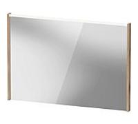 Duravit D-Code Miroirs, champ lumineux LED en haut, 1000x700mm, interrupteur externe nécessaire, 7 W, DC7078055550000, Couleur: ChÃªne marbrÃ©