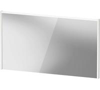 Duravit D-Code Miroirs, champ lumineux LED en haut, 1200x700mm, interrupteur externe nécessaire, 9 W, DC7079018180000, Couleur: Blanc Mat