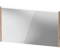 Duravit D-Code Miroirs, champ lumineux LED en haut, 1200x700mm, interrupteur externe nécessaire, 9 W, DC7079055550000, Couleur: ChÃªne marbrÃ©