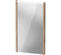 Duravit D-Code Miroirs, champ lumineux LED en haut, 400x700mm, interrupteur externe nécessaire, 3 W, DC7075055550000, Couleur: ChÃªne marbrÃ©