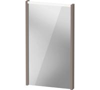 Duravit D-Code Miroirs, champ lumineux LED en haut, 400x700mm, interrupteur externe nécessaire, 3 W, DC7075043430000, Couleur: Basalte mat