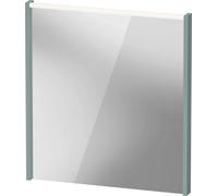 Duravit Miroir D‑Code DC70760HGHG0000 650x700x48 vert fjord mat avec éclairage LED