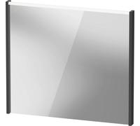 Duravit D-Code Miroirs, champ lumineux LED en haut, 800x700mm, interrupteur externe nécessaire, 6 W, DC7077049490000, Couleur: Graphite mat