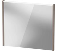 Duravit D-Code Miroirs, champ lumineux LED en haut, 800x700mm, interrupteur externe nécessaire, 6 W, DC7077043430000, Couleur: Basalte mat