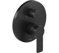 Duravit Mitigeur encastré monocommandé pour baignoire D-Code DC5210012046 2 consommateurs Noir mat