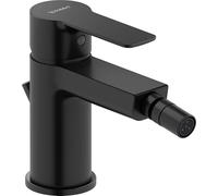 Duravit D-Code Mitigeur monocommandé pour bidet, montage au sol, DC2400011046, Couleur: Noir Mat