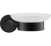 Duravit D-Code porte-savon, suspendu, droite, 0099184600, Couleur: Noir Mat
