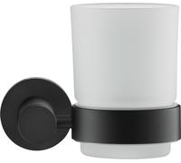 Duravit D-Code Pot à dents, suspendu, droite, 0099204600, Couleur: Noir Mat