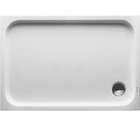 Duravit D-Code Receveur de douche, 1100x750mm, Rectangulaire, Version encastrée, 720097000000001, Couleur: blanc avec antidérapant