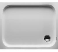 Duravit Receveur de douche D-Code Acrylique Rectangulaire 1000×800 mm à encastrer Blanc