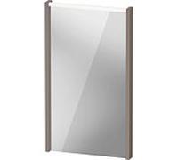 Duravit D-Code Miroirs, champ lumineux LED en haut, 400x700mm, interrupteur externe nécessaire, 3 W, DC7075043430000, Couleur: Basalte mat