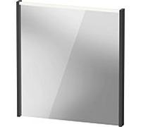 Duravit D-Code Miroirs, champ lumineux LED en haut, 650x700mm, interrupteur externe nécessaire, 5 W, DC7076049490000, Couleur: Graphite mat