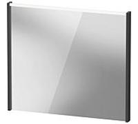 Duravit D-Code Spiegel DC7077049490000 800x700x48, Graphit Matt , avec éclairage LED