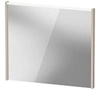 Duravit D-Code miroir DC7077091910000 800x700x48, taupe mat, avec éclairage LED