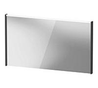 Duravit D-Code Miroirs, champ lumineux LED en haut, 1200x700mm, interrupteur externe nécessaire, 9 W, DC7079049490000, Couleur: Graphite mat