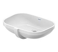 Duravit D-Code Vasque à encastrer 0338560000 pour installation par le bas, Weiß Hochglanz