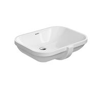 Duravit D-Code lavabo à encastrer 0338560000 pour installation par le bas, blanc