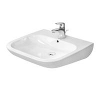 Duravit D Code Vital lavabo 60x55cm avec trou de robinet et trop-plein blanc 23126000002