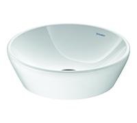 Duravit D-Neo 2371400070 40x40cm, sans trop-plein, sans plage de robinetterie, blanc