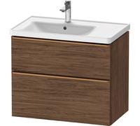Duravit D-Neo armoire 78.4x45.2x62.5 cm sous-lavabo suspendu noyer DE4357004210000