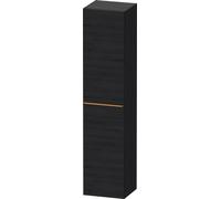 Duravit D-Neo Armoires hautes, 400x1760x360mm, 1 porte, charnières à droite, 5 tablettes en verre, poignée bronze brossé, DE1328R04160000, Couleur: Décor chêne noir
