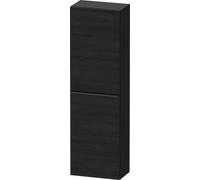 Duravit D-Neo Armoires mi-hautes, 400x1320x240mm, une porte, charnière de porte au choix, 4 étagères en verre, DE011801616, Couleur: Décor chêne noir mat