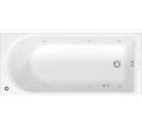 Baignoire Balnéo Rectangulaire Duravit D-Neo, à encastrer, avec trop-plein 1700x750mm Blanc