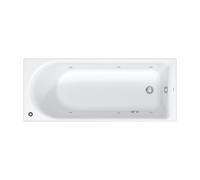Duravit D-Neo baignoire Ã remous encastrÃ©e avec un dossier, 1700x700 mm, 760478000JP1000 - 760478000JP1000