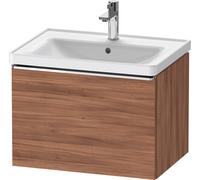 Duravit D-Neo bâti-support lavabo suspendu, 634x440x452mm, 1 tiroir, avec poignée chrome, DE4254010790000, Couleur: Décor noyer mat