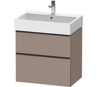 Duravit D-Neo bâti-support lavabo suspendu, 684x625x442mm, 1 tiroir, avec poignée diamant noir, DE43720BD430000, Couleur: Décor basalte mat