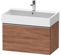 Duravit D-Neo bâti-support lavabo suspendu, 784x440x442mm, 1 tiroir, avec poignée acier inox brossé, DE4273070790000, Couleur: Décor noyer mat