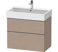 Duravit D-Neo bâti-support lavabo suspendu,784x625x442mm, 1 tiroir, avec poignée acier inox brossé, DE4373070750000, Couleur: Décor lin mat