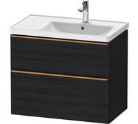 Duravit Duravit Meuble sous lavabo D-Neo 78,4x45,2 cm, 1 porte, chêne noir brossé Quantité:1