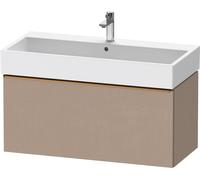 Duravit D-Neo bâti-support lavabo suspendu,984x440x442mm, 1 tiroir, avec poignée bronze brossé, DE4274004750000, Couleur: Décor lin mat