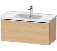 Duravit D-Neo bâti-support lavabo suspendu, 984x440x452mm, 1 tiroir, avec poignée chrome, DE4256010300000, Couleur: Décor chêne naturel mat