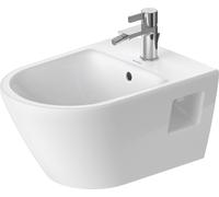 Duravit D-Neo bidet mural, 370x540x400mm, 1 trou pour robinet, avec trop-plein, blanc brillant, 2295150000