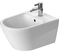 Duravit D-Neo wall Bidet 2294150000 37x54cm, avec trou pour robinetterie, trop-plein, plateforme de robinetterie, blanc