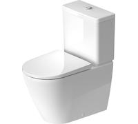 Duravit D-Neo WC suspendu pour combinaison, à faible débit, sans rebord, 370x580 mm, 200209, Coloris: Blanc - 2002090000