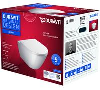 Duravit D-Neo cuvette wc avec abattant à descente lente suspendue sans bride blanc 45770900A1