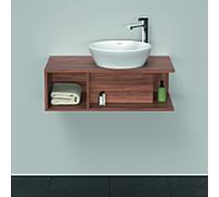 Duravit D-Neo meuble sous-lavabo DE493807979 80 x 48 cm, Nussbaum Natur , 2000 compartiment, 2000 console console, montage mural