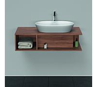 Duravit D-Neo meuble sous-lavabo DE495907979 100 x 55 cm, Nussbaum Natur , 2000 compartiment, 2000 console console, montage mural