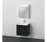Duravit D-Neo ensemble de meubles DE0115R1616 650mm, charnières à droite, chêne noir