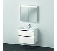 Duravit D-Neo Ensemble de meubles de salle de bains, avec armoire de toilette, DE011602222,