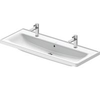 Duravit D-Neo lavabo, 1205x480mm, 2 trous pour robinet, avec trop-plein, blanc brillant, 2367120024