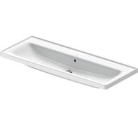Duravit D-Neo lavabo, 1205x480mm, sans trou pour robinet, avec trop-plein, blanc brillant, 2367120060