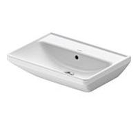 Duravit Vasque D-Neo 2366600060 60 x 44 cm sans trou, plage de robinetterie, trop-plein, blanc