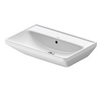 Duravit D-Neo lavabo 2366650060 65 x 44 cm, sans trou pour robinet, trop-plein, plage de robinetterie, blanc