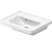 Duravit D-Neo lave-mains, avec trop-plein, sans trou pour robinet, 500x400mm, blanc brillant, 0742500060