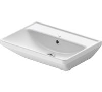 Duravit Vasque D-Neo 2366600060 60 x 44 cm sans trou, plage de robinetterie, trop-plein, blanc