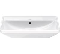 Duravit D-Neo lavabo, 650x440mm, sans trou pour robinet, avec trop-plein, blanc brillant, 2366650060